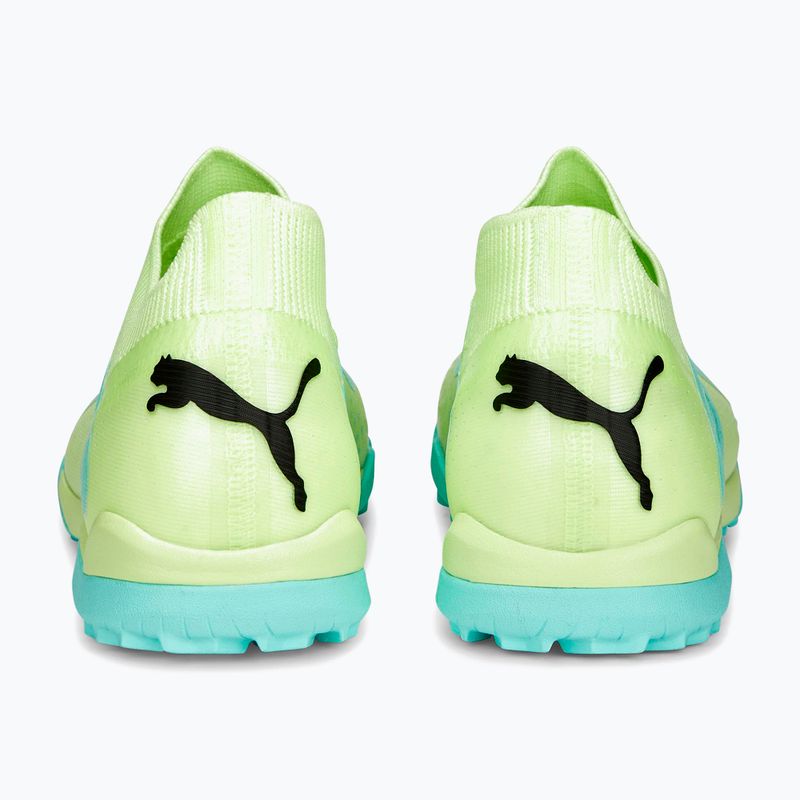 PUMA Future Match TT scarpe da calcio da uomo giallo veloce/puma nero/elettrico menta piperita 12