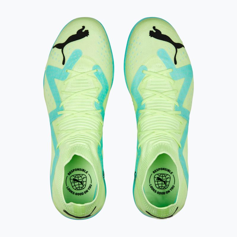 PUMA Future Match TT scarpe da calcio da uomo giallo veloce/puma nero/elettrico menta piperita 13