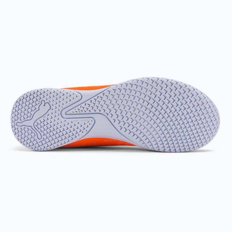 PUMA Ultra Play IT scarpe da calcio per bambini ultra arancione/puma bianco/blu glimmer 5