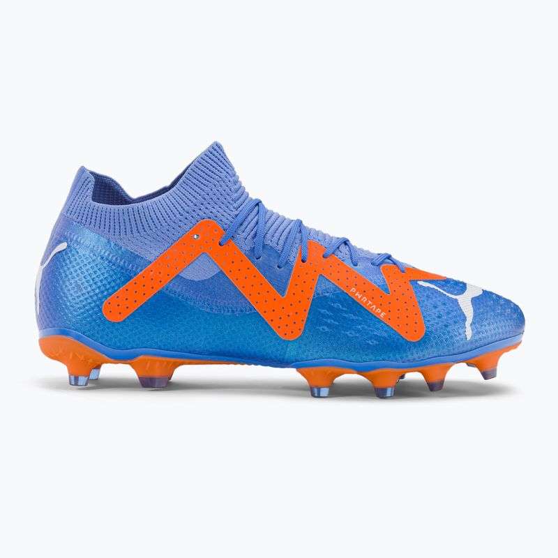Scarpe da calcio da uomo PUMA Future Pro FG/AG blu glimmer/puma bianco/ultra arancione 2