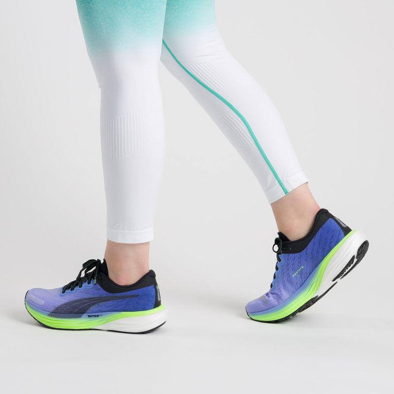 Scarpe da corsa da donna PUMA Deviate Nitro 2 royal sapphire/electro purple 3