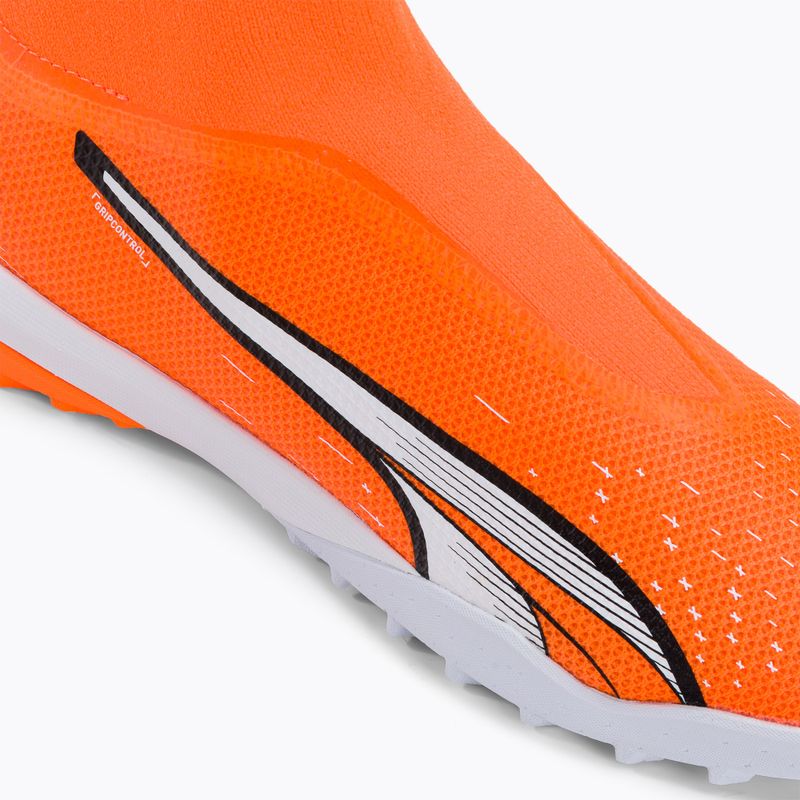 Scarpe da calcio PUMA uomo Ultra Match+ LL TT ultra arancione/puma bianco/blu glimmer 9