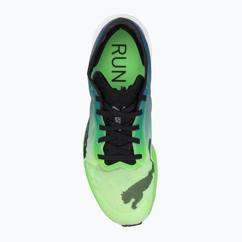 Scarpe da corsa da uomo PUMA Deviate Nitro Elite 2 fizzy lime/royal sapphire/puma nero 6