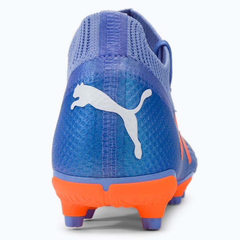 Scarpe da calcio PUMA Future Pro FG/AG blu glimmer/puma bianco/ultra arancione per bambini 9