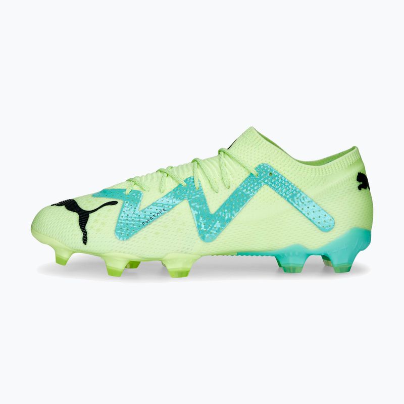 Scarpe da calcio da uomo PUMA Future Ultimate Low FG/AG giallo veloce/puma nero/elettrico menta piperita 10