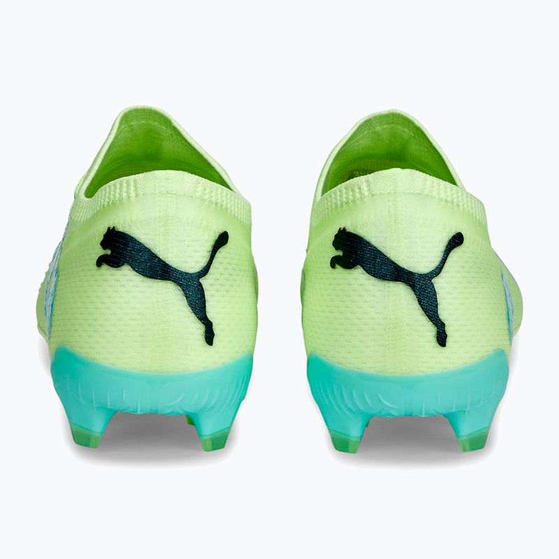 Scarpe da calcio da uomo PUMA Future Ultimate Low FG/AG giallo veloce/puma nero/elettrico menta piperita 12