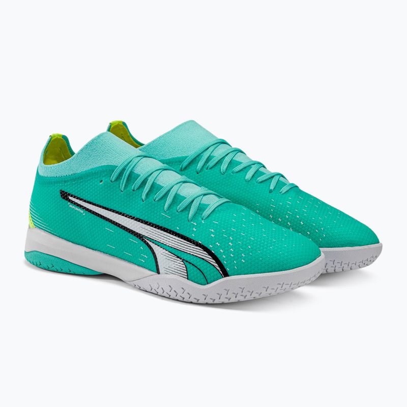 PUMA Ultra Match IT scarpe da calcio uomo electric peppermint/puma white/fast yellow 4