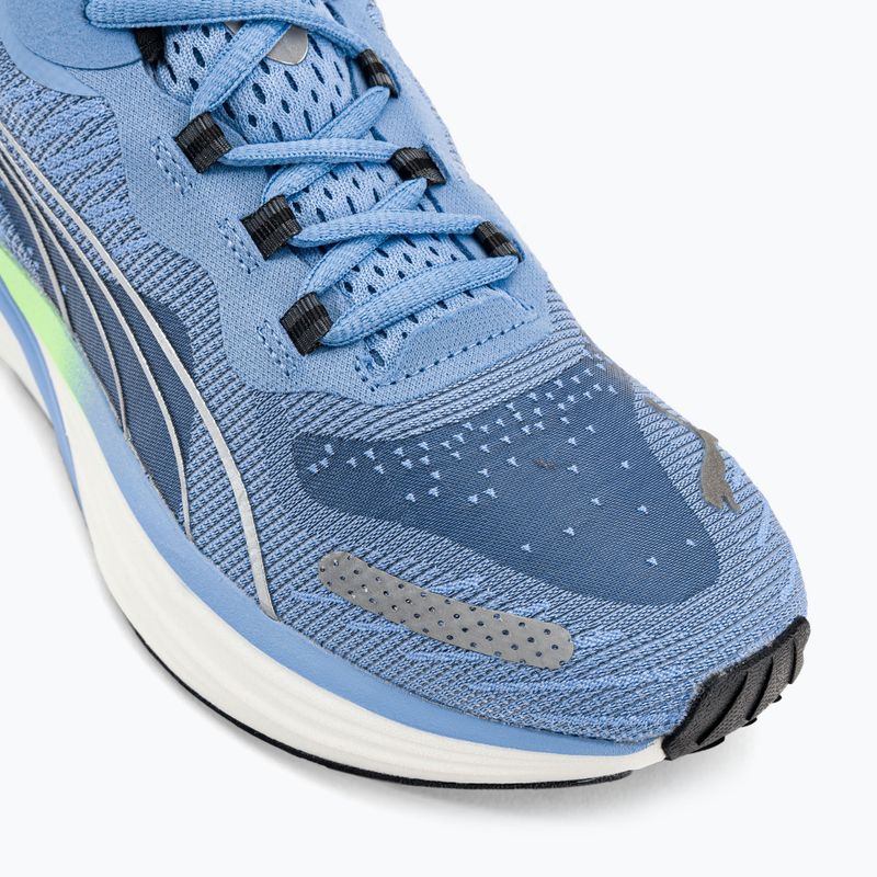 Scarpe da corsa da donna PUMA Run XX Nitro Wns electro purple/fizzy lime/puma silver 8