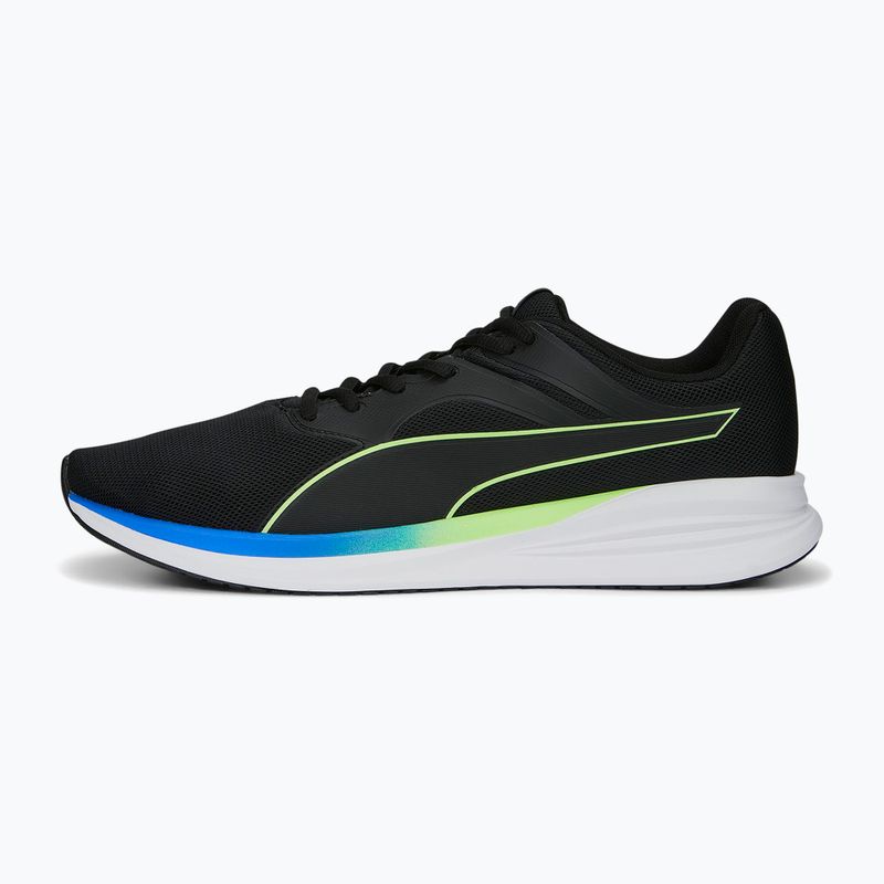 PUMA Transport scarpe da corsa puma nero/fizzy lime/royal sapphire 10