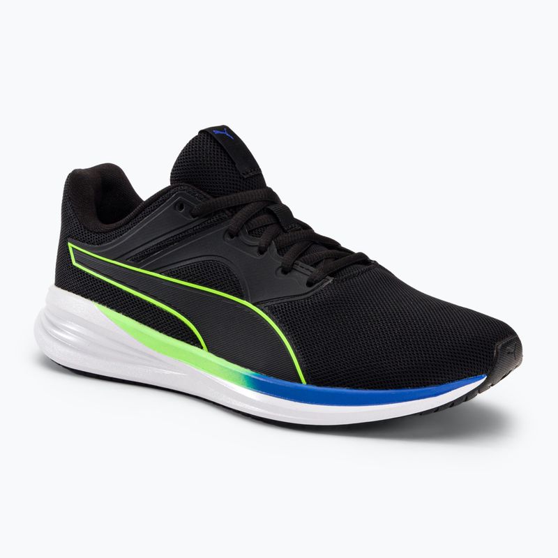 PUMA Transport scarpe da corsa puma nero/fizzy lime/royal sapphire