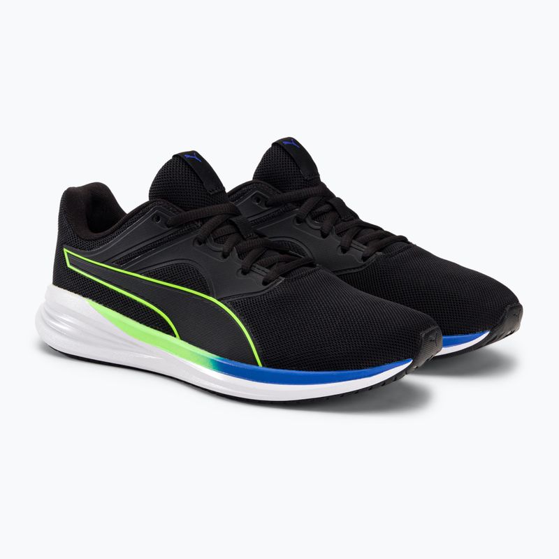 PUMA Transport scarpe da corsa puma nero/fizzy lime/royal sapphire 4