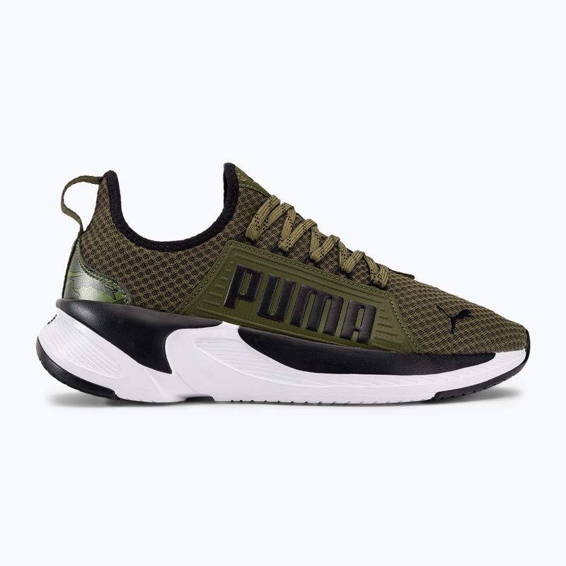 Scarpe da ginnastica da uomo PUMA Softride Premier Slip On Tiger Camo verde muschio/puma nero 4