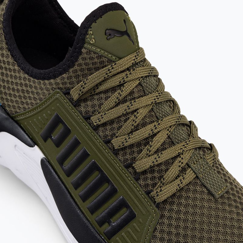 Scarpe da ginnastica da uomo PUMA Softride Premier Slip On Tiger Camo verde muschio/puma nero 12