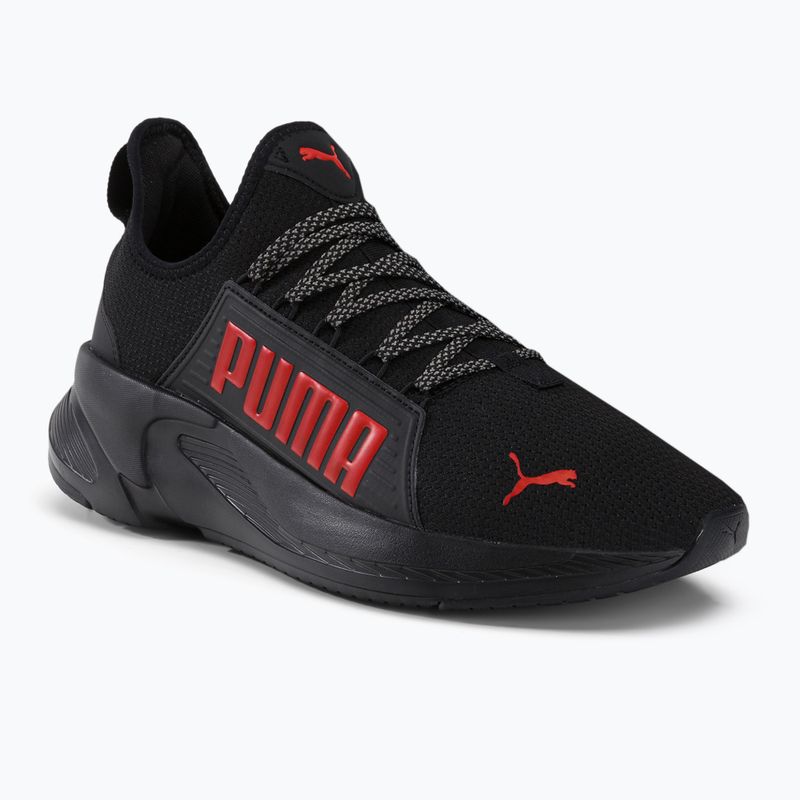 Scarpe da corsa da uomo PUMA Softride Premier Slip-On puma nero/per sempre rosso/grigio scuro freddo