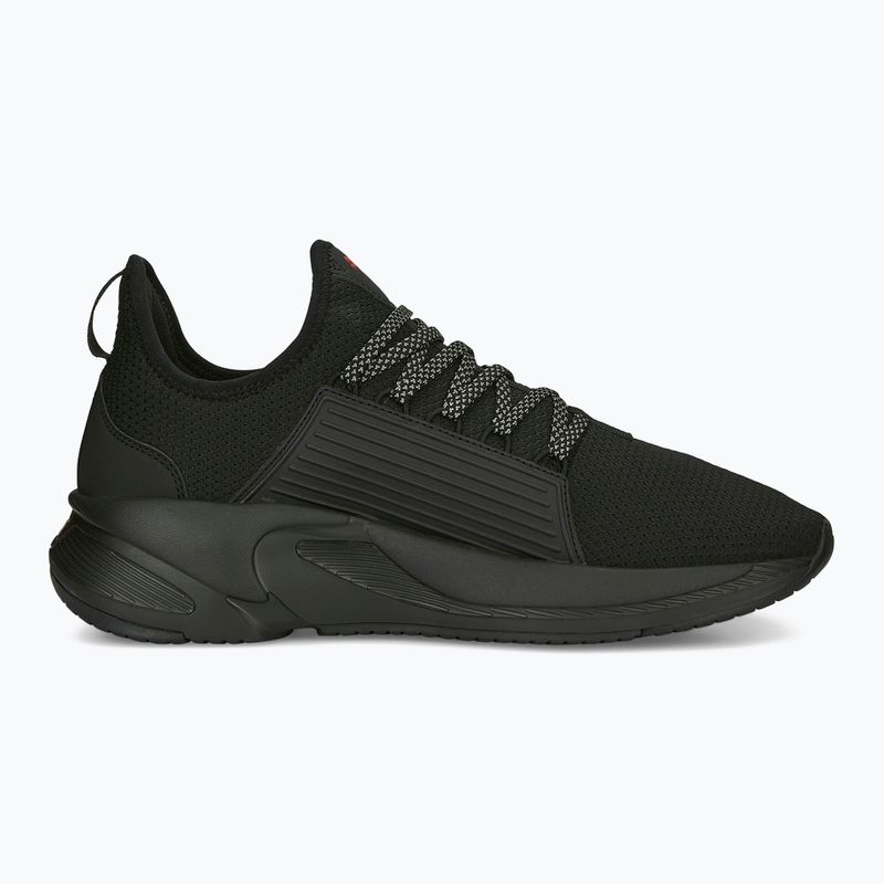 Scarpe da corsa da uomo PUMA Softride Premier Slip-On puma nero/per sempre rosso/grigio scuro freddo 11