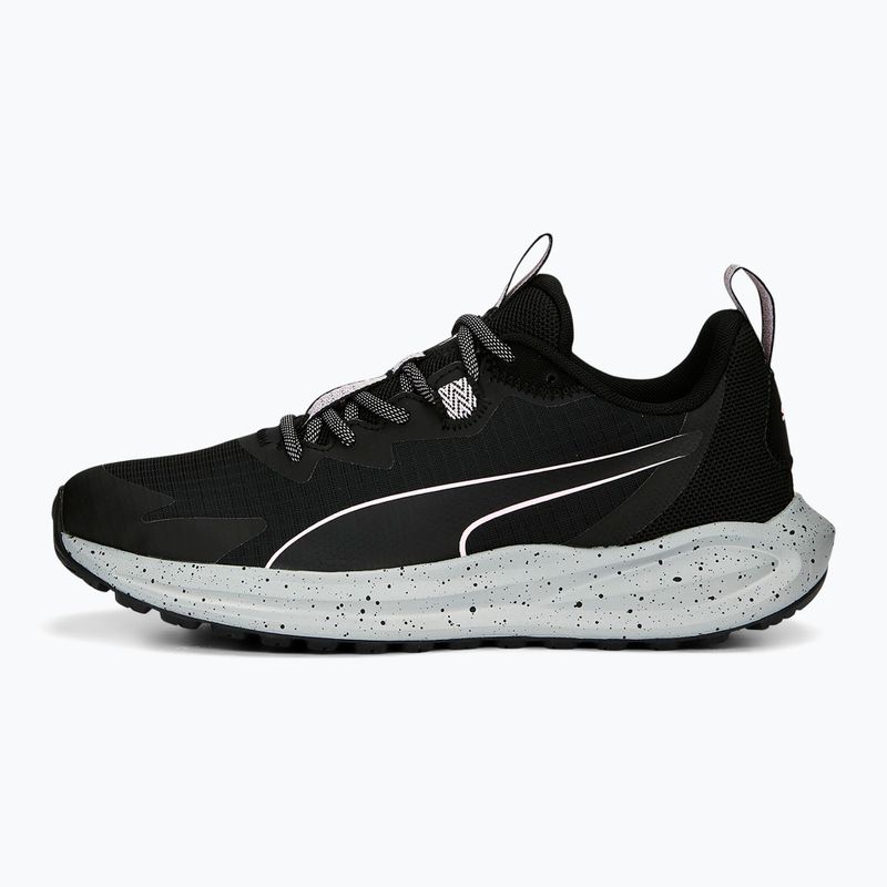 Scarpe da corsa da uomo PUMA Twitch Runner Trail puma nero/rosa perla 10