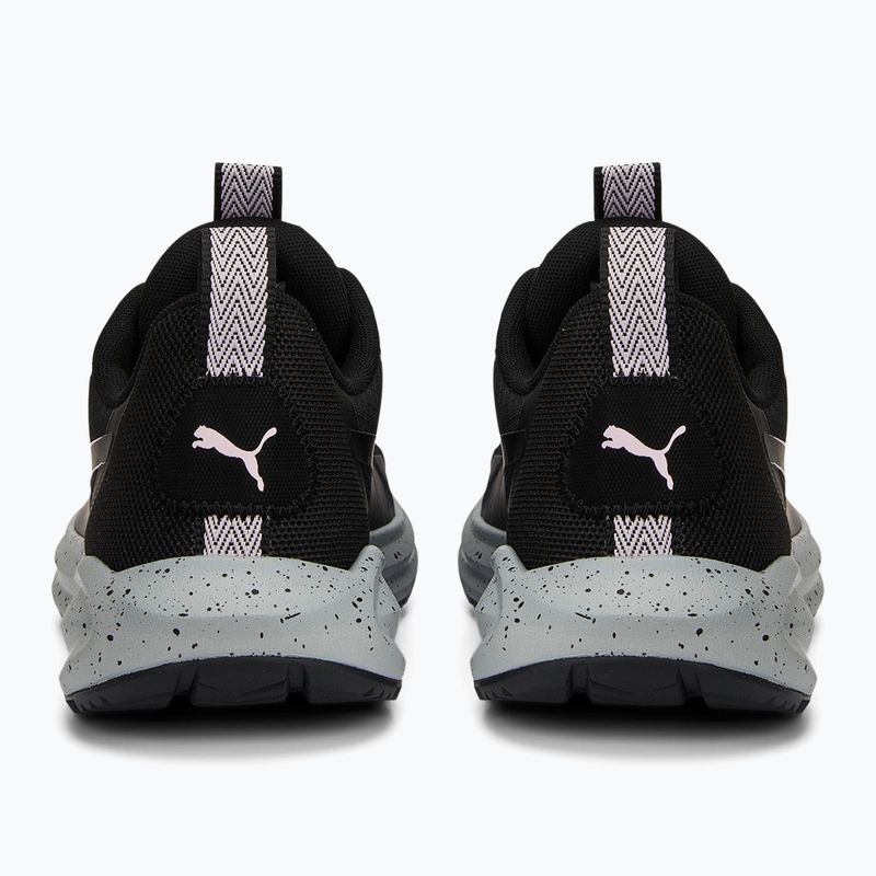 Scarpe da corsa da uomo PUMA Twitch Runner Trail puma nero/rosa perla 12