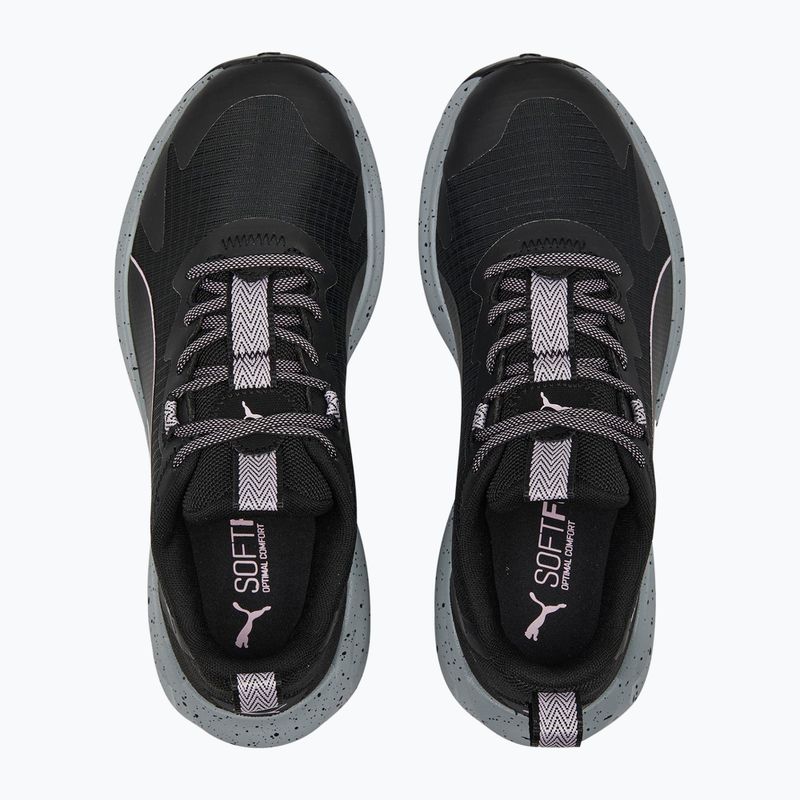 Scarpe da corsa da uomo PUMA Twitch Runner Trail puma nero/rosa perla 13