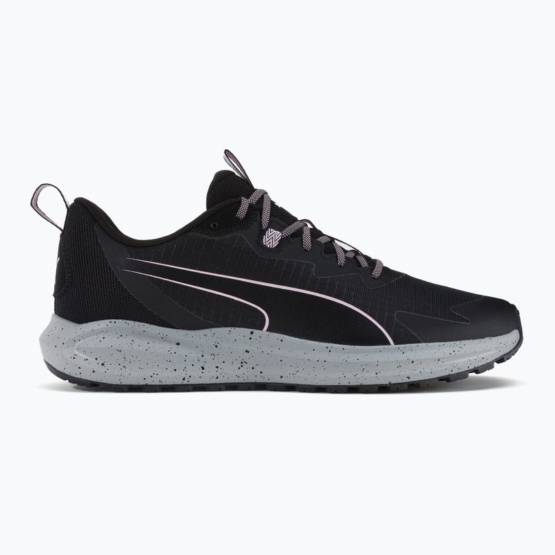 Scarpe da corsa da uomo PUMA Twitch Runner Trail puma nero/rosa perla 2