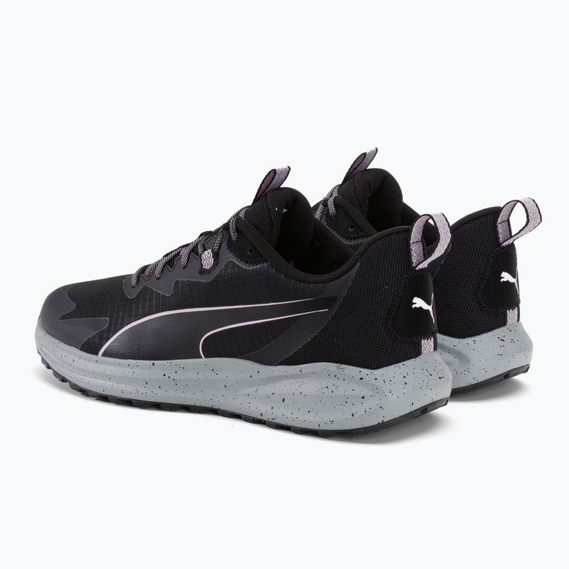 Scarpe da corsa da uomo PUMA Twitch Runner Trail puma nero/rosa perla 3