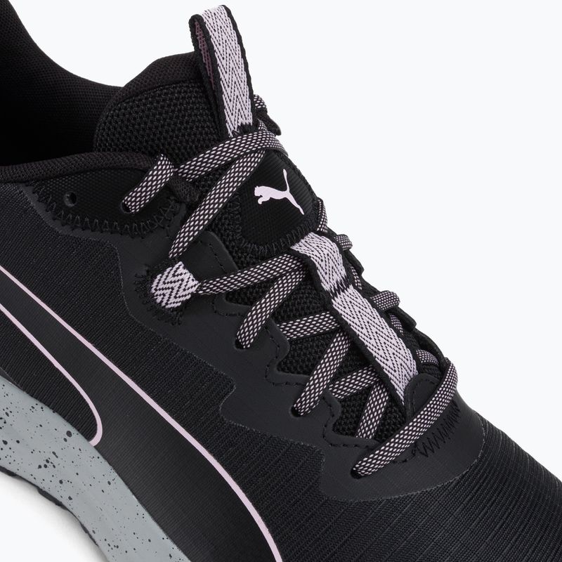 Scarpe da corsa da uomo PUMA Twitch Runner Trail puma nero/rosa perla 7