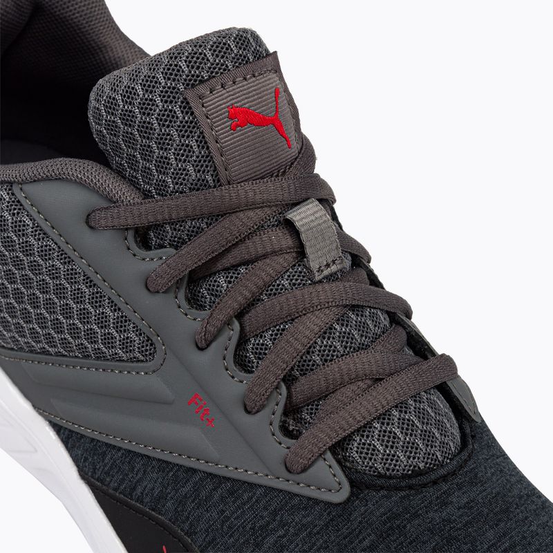 PUMA Nrgy Comet scarpe da corsa puma nero / cool dark gray / for all time red 8