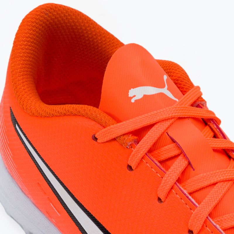 PUMA Ultra Play TT scarpe da calcio per bambini ultra arancione/puma bianco/blu glimmer 9