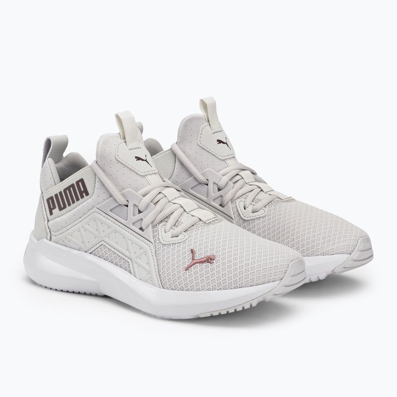 Scarpe da corsa da donna PUMA Softride Enzo Nxt grigio piuma/oro rosa 4
