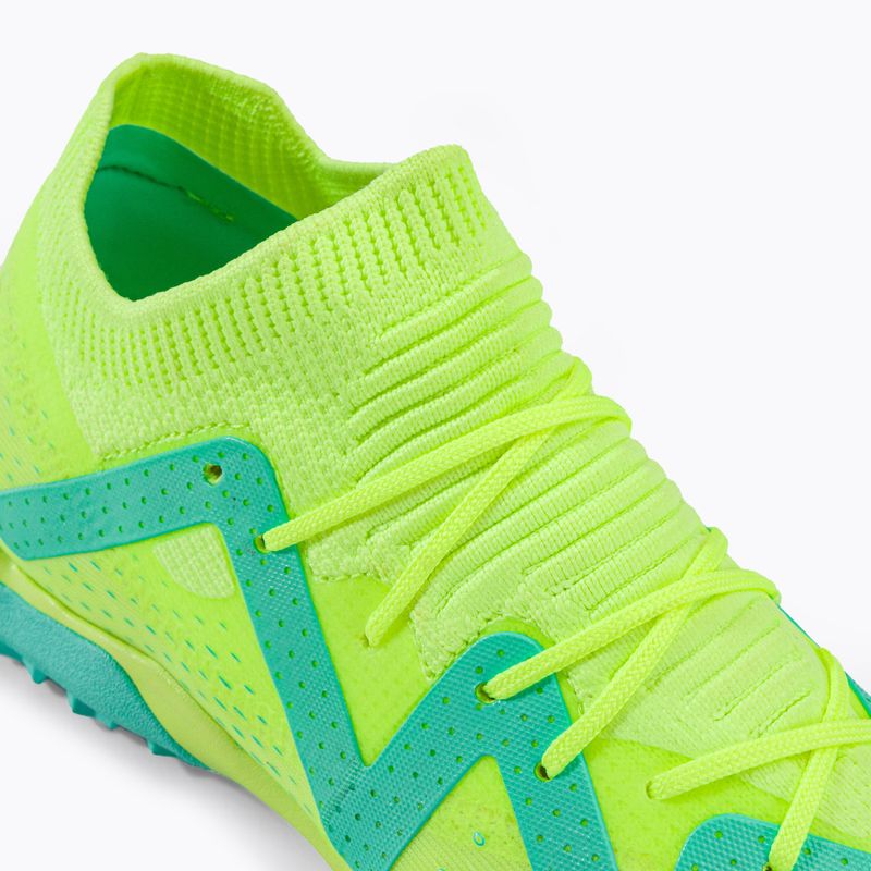 Scarpe da calcio PUMA Future Match TT + Mid giallo veloce/puma nero/luce piperita per bambini 8