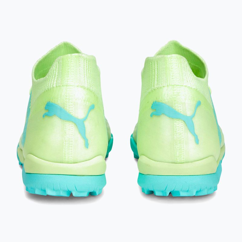Scarpe da calcio PUMA Future Match TT + Mid giallo veloce/puma nero/luce piperita per bambini 12