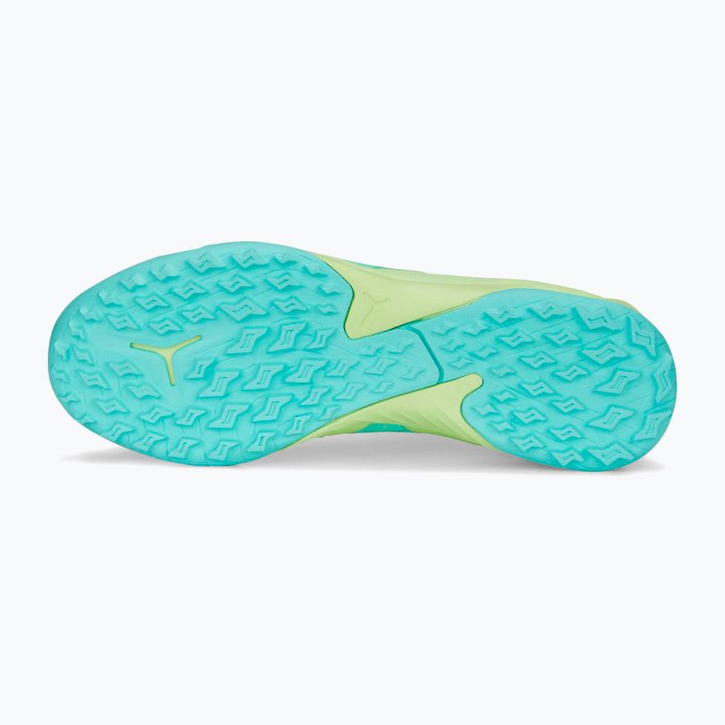 Scarpe da calcio PUMA Future Match TT + Mid giallo veloce/puma nero/luce piperita per bambini 14