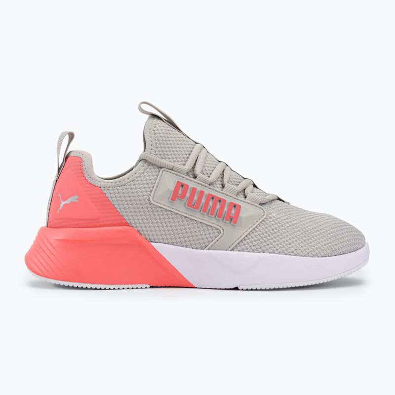 Scarpe da corsa da donna PUMA Retaliate Mesh cool grigio chiaro/amabile 2