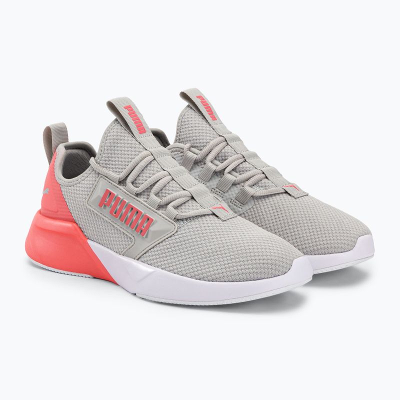 Scarpe da corsa da donna PUMA Retaliate Mesh cool grigio chiaro/amabile 4