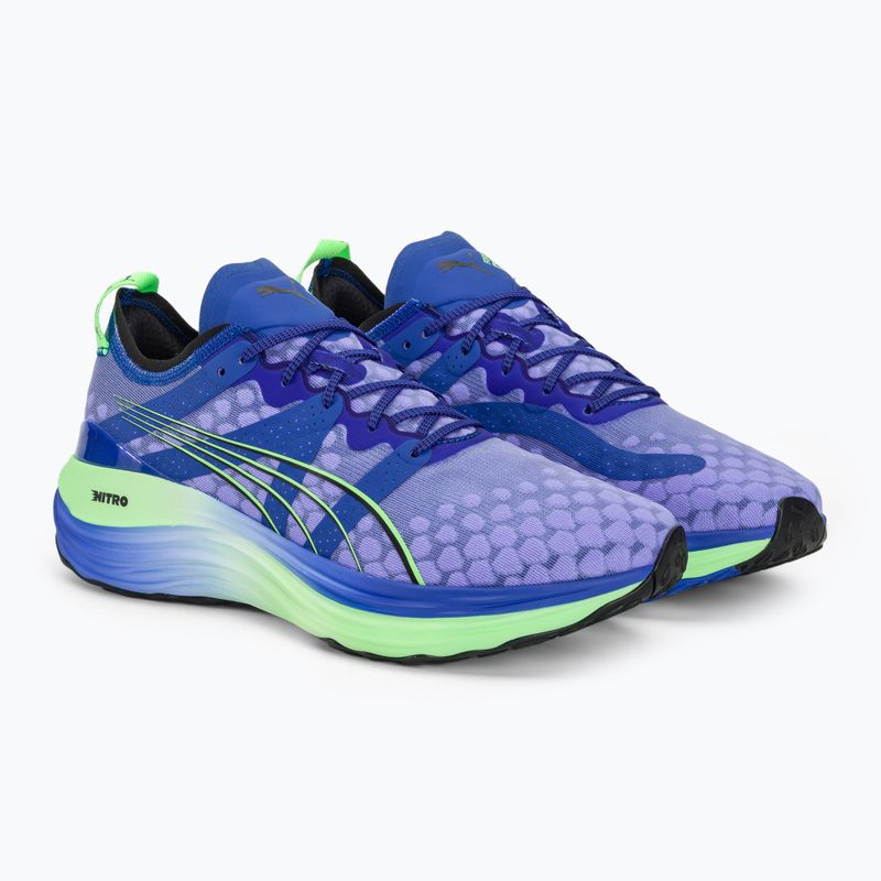 PUMA ForeverRun Nitro scarpe da corsa da uomo royal sapphire/fizzy lime 4