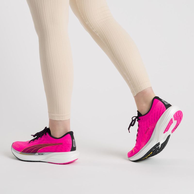 Scarpe da corsa da donna PUMA Deviate Nitro 2 ravish/fresh pear 3