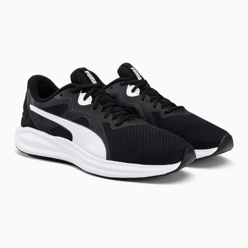 Scarpe da corsa uomo PUMA Twitch Runner Fresh puma nero/puma nero/puma bianco 4