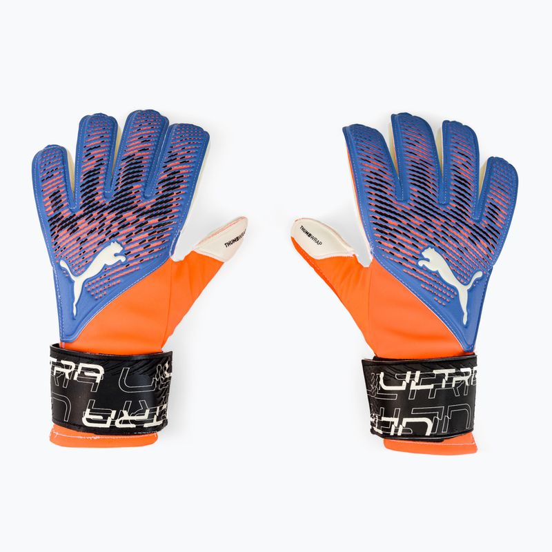 Guanto da portiere PUMA Ultra Grip 3 RC ultra arancio/blu glimmer