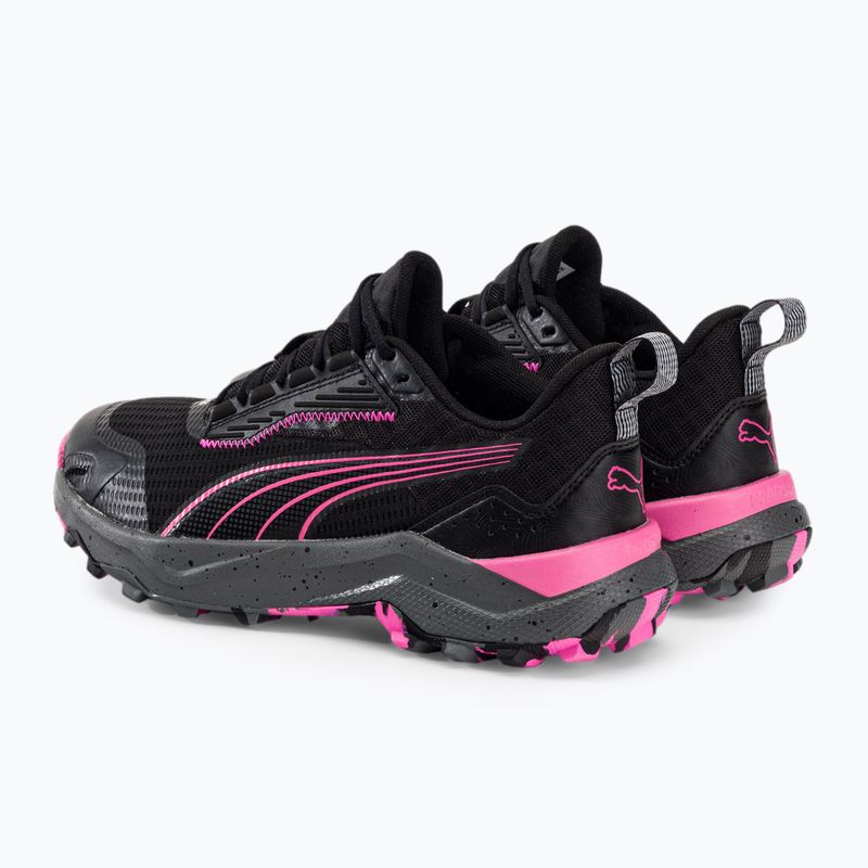 Scarpe da corsa donna PUMA Obstruct Profoam Bold puma nero/ravish/grigio scuro freddo 3