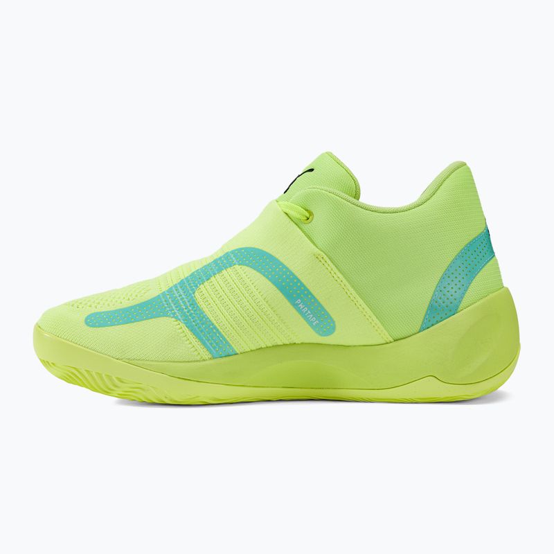 Scarpe da basket da uomo PUMA Rise Nitro fast yellow/electric peppermint 10