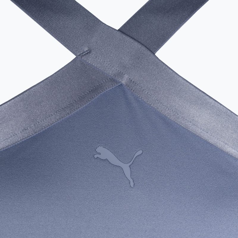 Reggiseno fitness PUMA Flawless Sculpt Mid-Impact Longline filtrato color cenere 3