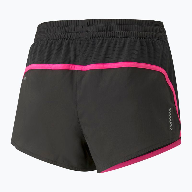 Pantaloncini da corsa da donna PUMA Run Favorite Velocity 3" puma nero/avorio 2