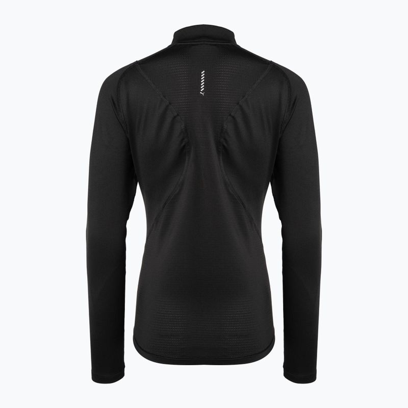Felpa running donna PUMA Run Cloudspun 1/2 Zip puma nero 2