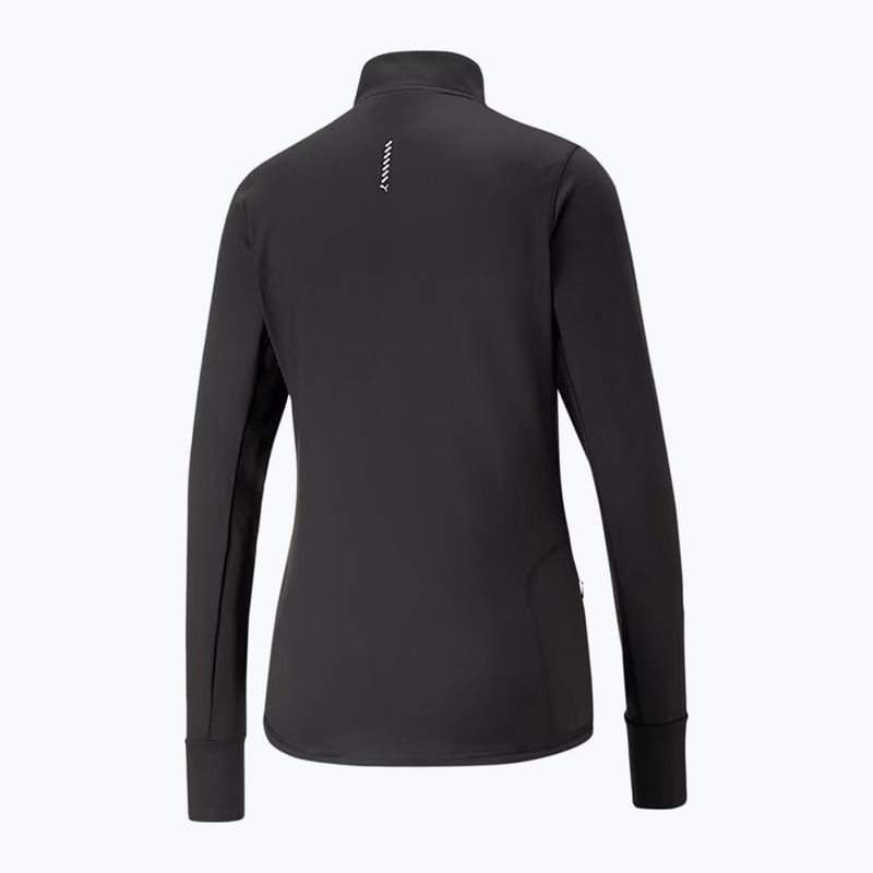 Felpa da running da donna PUMA Run Favorite 1/4 Zip puma nero 2