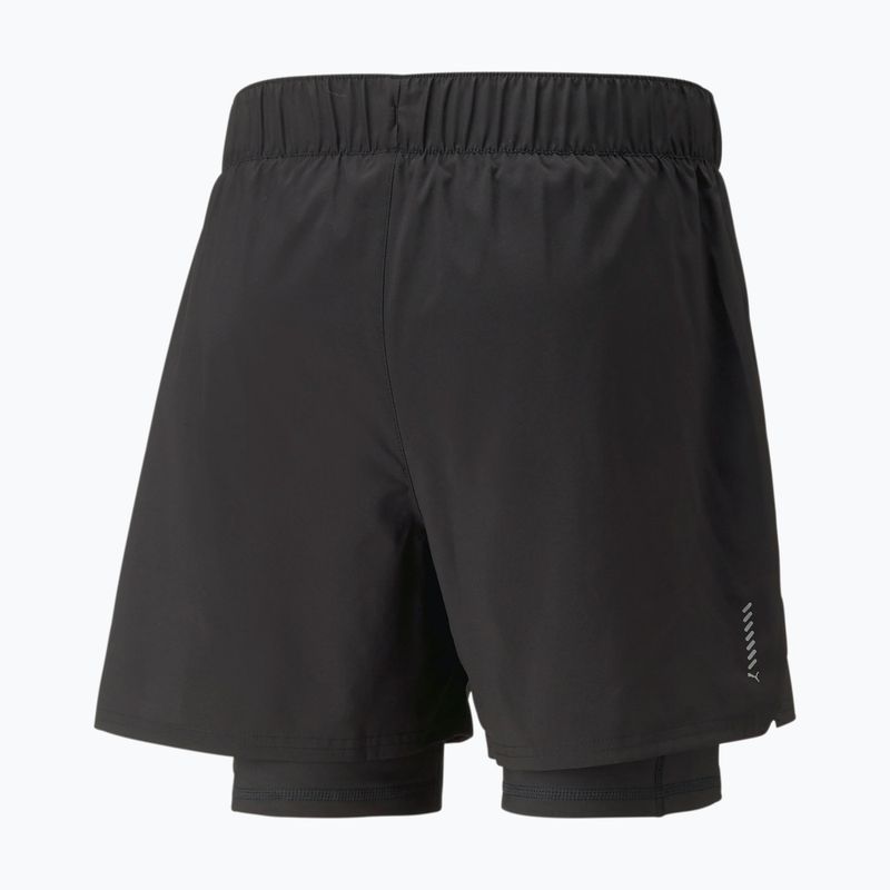 Pantaloncini da corsa da uomo PUMA Run 2In1 5" puma nero 2