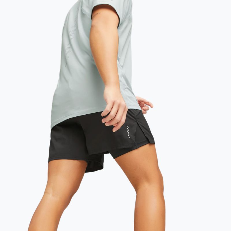 Pantaloncini da corsa da uomo PUMA Run 2In1 5" puma nero 4