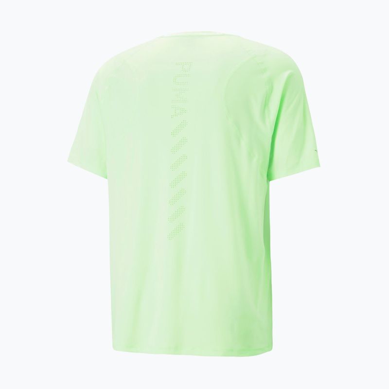 Maglietta da corsa PUMA Run Cloudspun fizzy lime da uomo 2