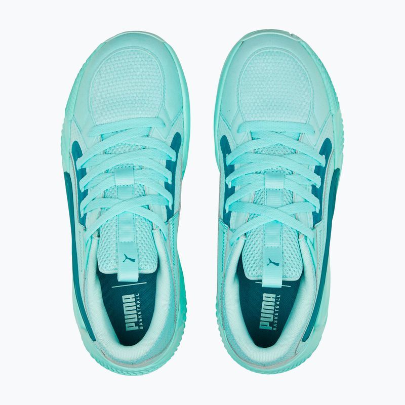 PUMA Court Rider Chaos Slash - Scarpe da basket da uomo, menta piperita e laguna verde 14