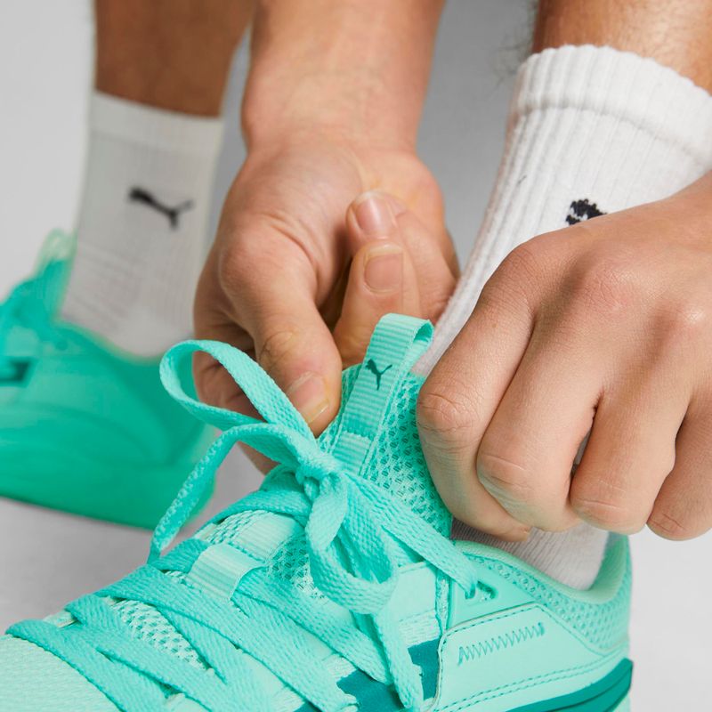 PUMA Court Rider Chaos Slash - Scarpe da basket da uomo, menta piperita e laguna verde 17