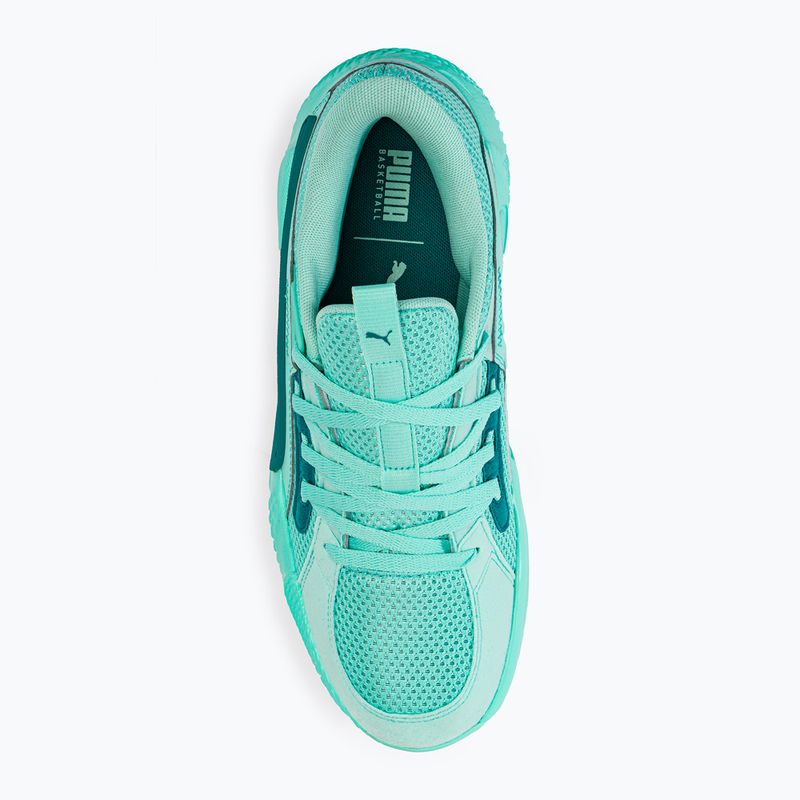 PUMA Court Rider Chaos Slash - Scarpe da basket da uomo, menta piperita e laguna verde 6