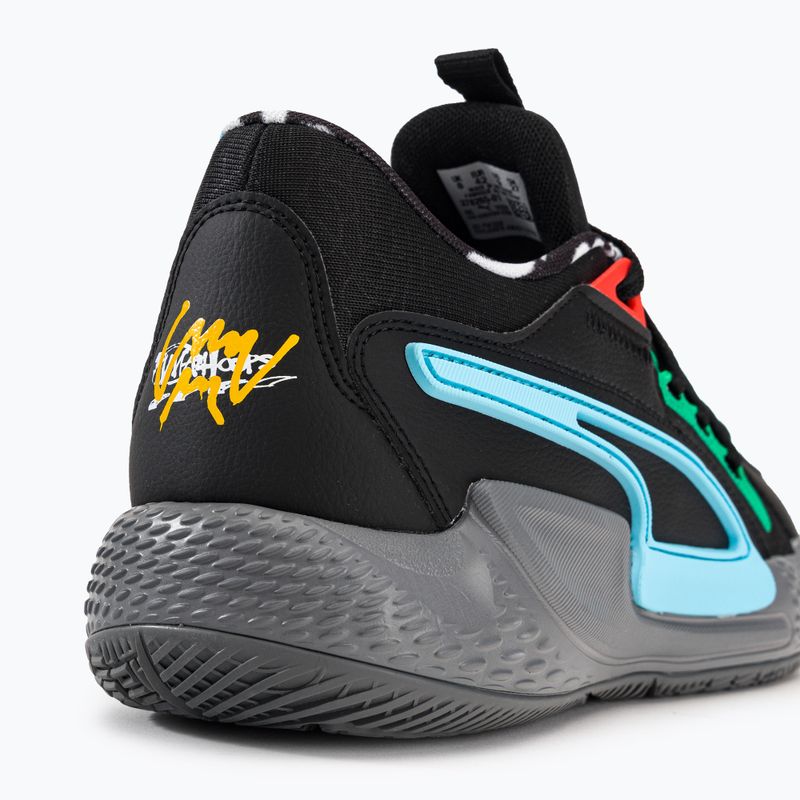 Scarpe da basket da uomo PUMA Court Rider Chaos Block Party puma nero/cast iron 12
